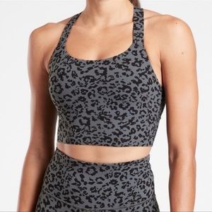 Athleta Warrior Long Line Sports Bra D/DD